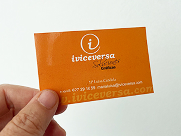 Tarjeta comerciales, tarjeta visita